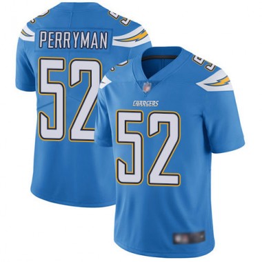Los Angeles Chargers NFL Football Denzel Perryman Electric Blue Jersey Men Limited  #52 Alternate Vapor Untouchable